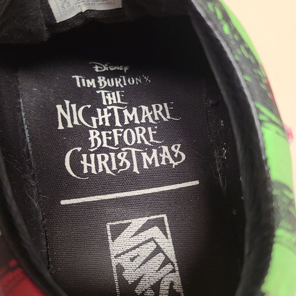 Vans X Nightmare Before Christmas old skool skateboard sneakers size 7 1/2 - Picture 11 of 13